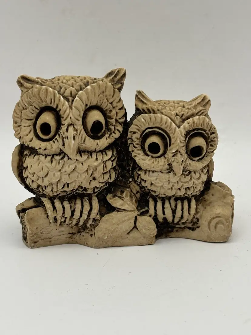Two Owls Figurine