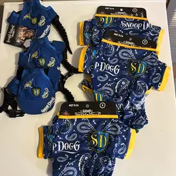 Snoop Dogg Canine Outfits Lot Of 3 Dog Bodysuit N Hat