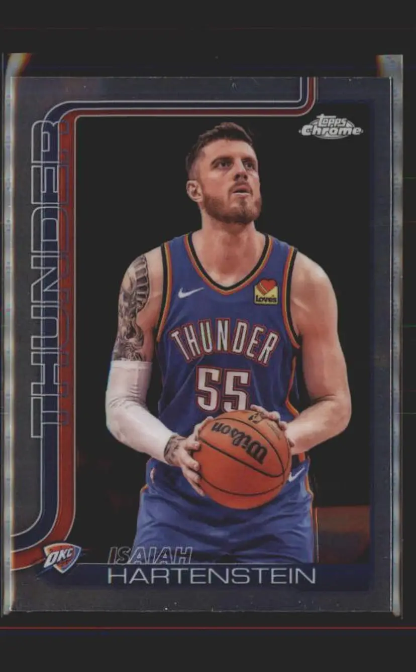 2025-26 Topps Chrome #181 Isaiah Hartenstein - (137) - Oklahoma City Thunder