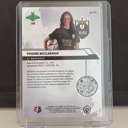 Phoebe McClernon, 2024 Parkside NWSL Collection - Purple, Seattle Reign, Soccer Card