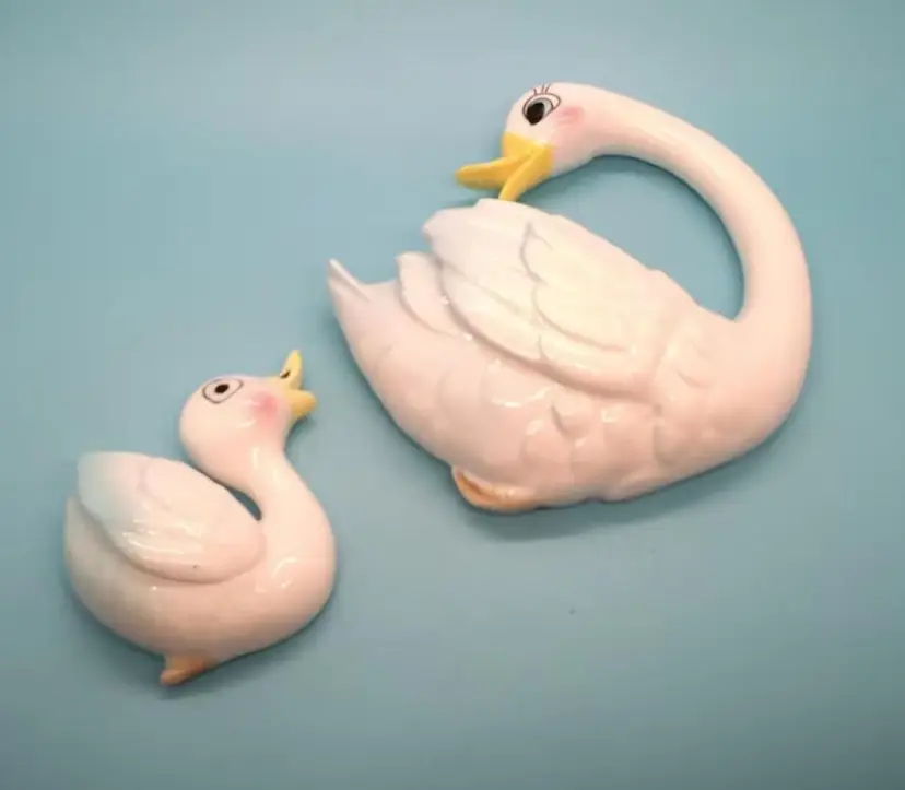 ENESCO Japan, Swan Set, Wall Decor