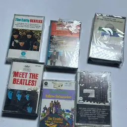 The Beatles Cassette Tapes Lot
