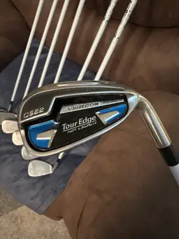 Tour Edge Hot Launch C522 Iron Set 5-A Wedge Fubuki Shafts Regular Flex