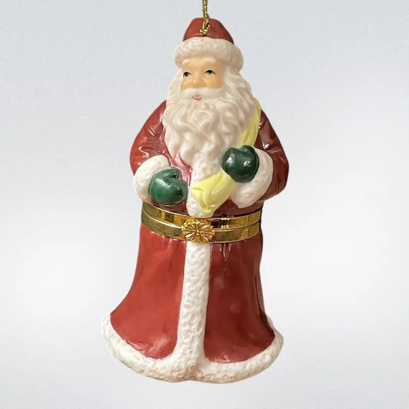 #01 Spode Santa Trinket Ornament