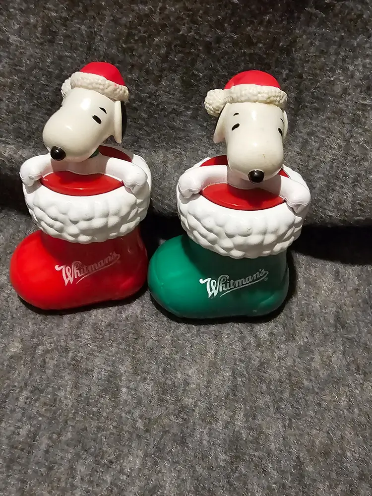 Whitman's Snoopy Christmas Collectables
