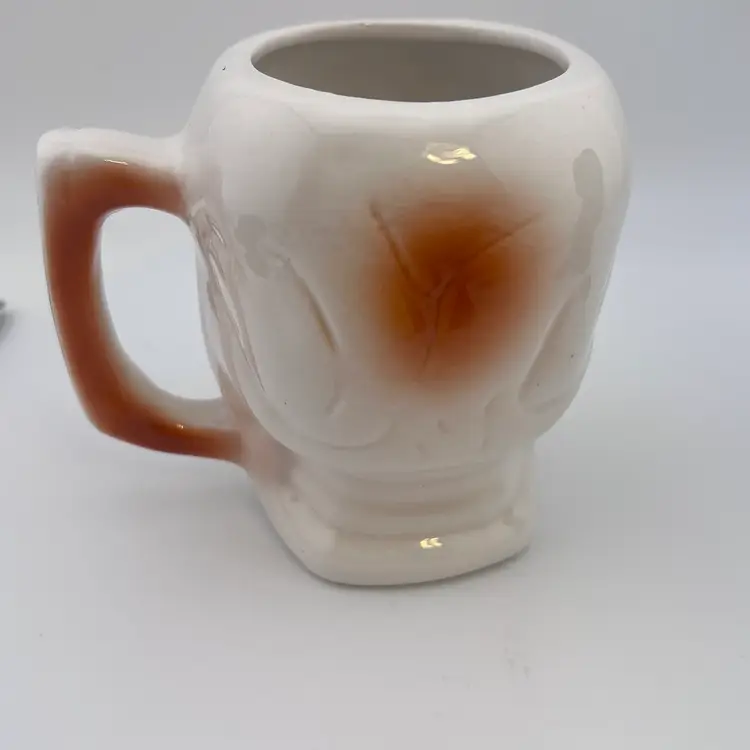 SALE! Vintage Skull Tiki Halloween Mug