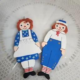 Raggedy Ann and Andy Ornaments