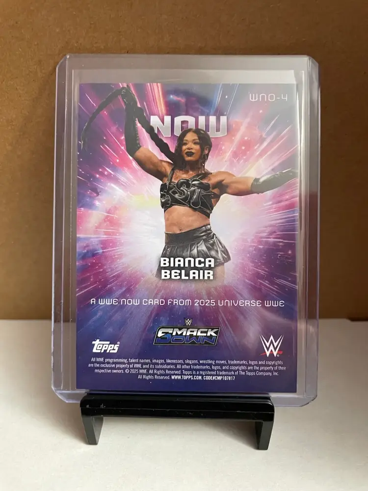 Bianca Belair 2025 Topps WWE Universe NOW