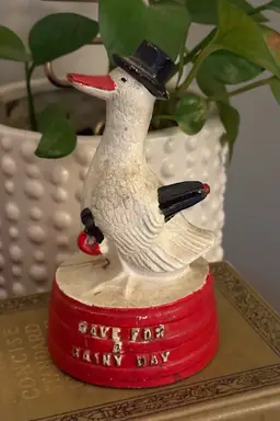 Vintage Hubley 1930’s Cast Iron Still Bank