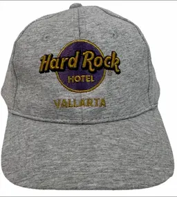 Hard Rock Hotel Vallarta Light Gray Adjustable Hat - NWOT