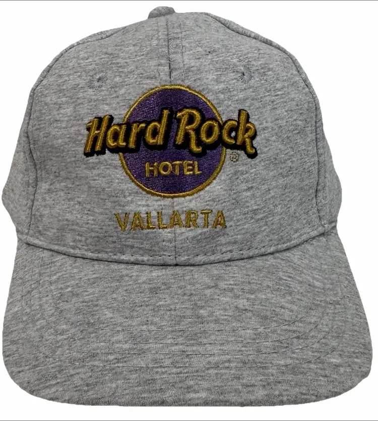 Hard Rock Hotel Vallarta Light Gray Adjustable Hat - NWOT