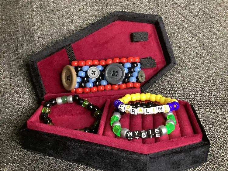 Coraline inspired kandi set
