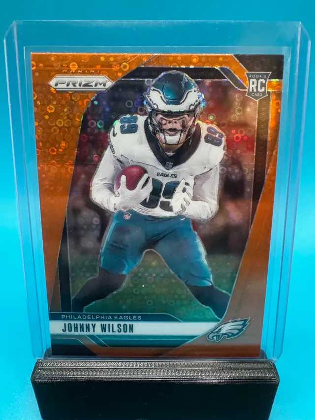 Johnny Wilson Prizm Disco RC Philadelphia Eagles