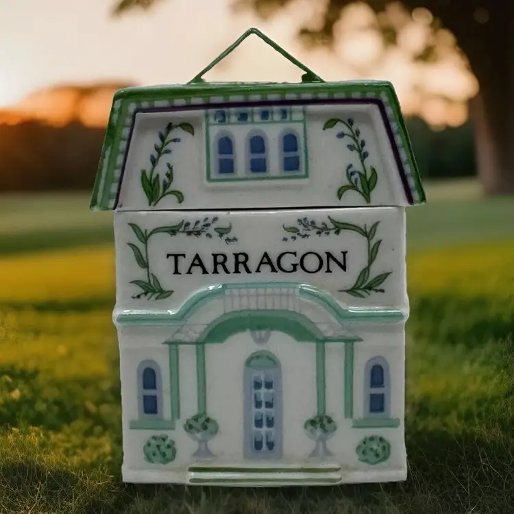 1989 Lenox Spice Village Porcelain Spice House Tarragon