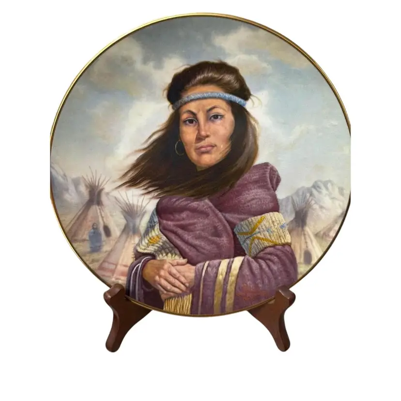 Native American Collector Plates, Gregory Perillo (Set of 8 Vintage Art)