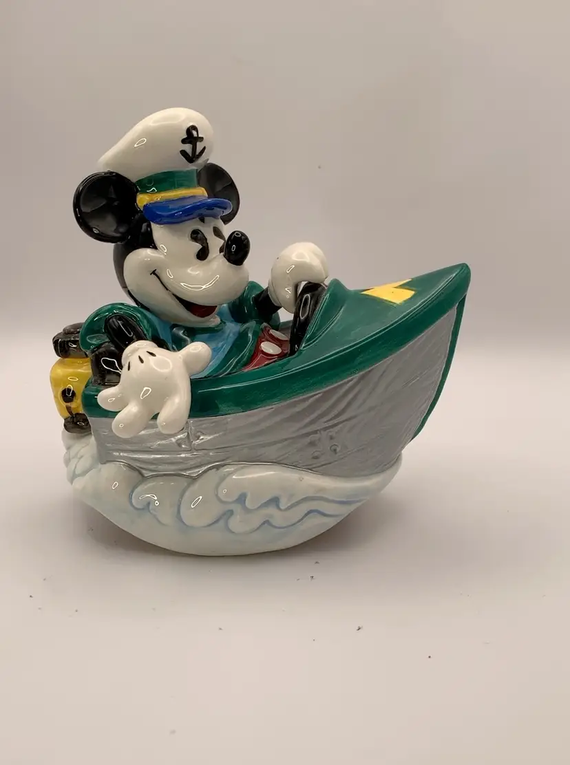 Mickey Enesco Music Box Rocking Boat Plays “Anchors Aweigh” And Rocks (watch Video)