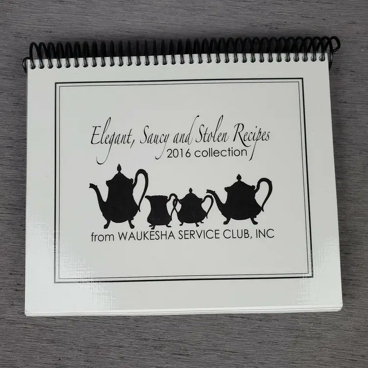Waukesha Wisconsin Cookbook Hospital Service Club 2016 Midwest Recipes