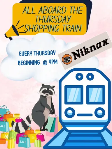 Thursday Shopping Train