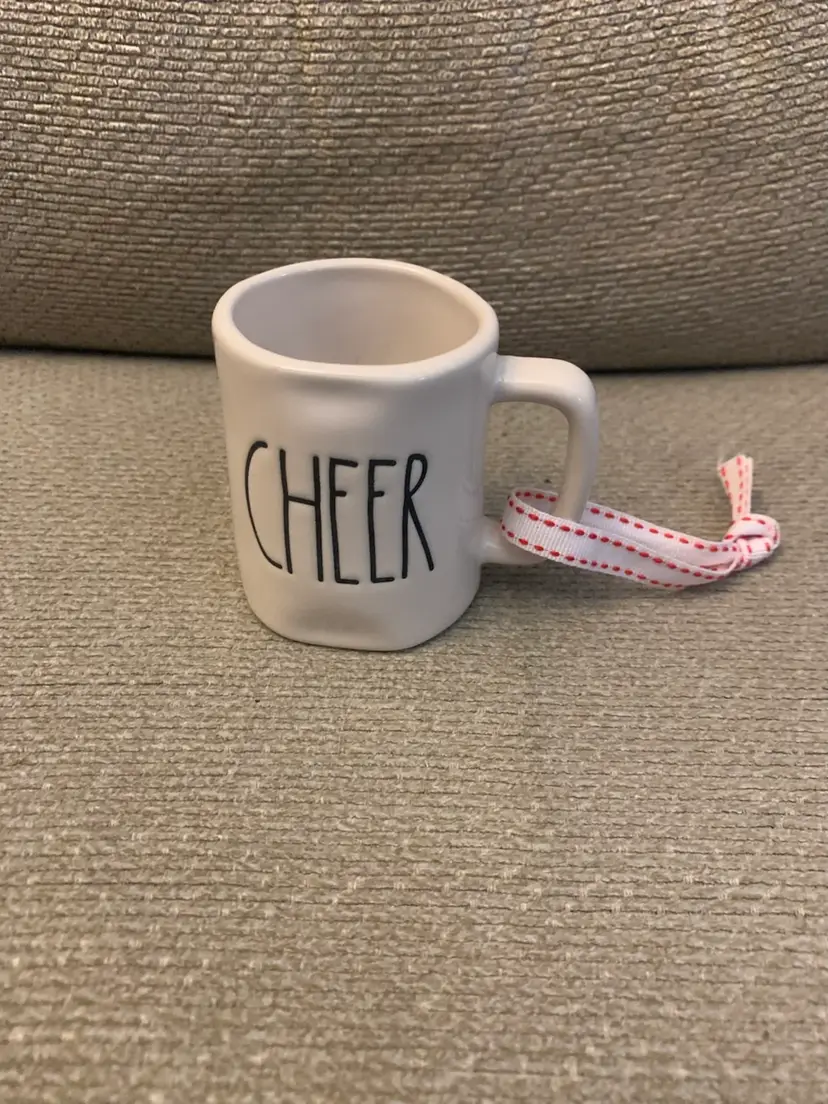 Rea Dunn Mini CHEER Mug Ornament