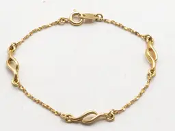 Vintage Avon Gold Tone Chain Bracelet Jewelry
