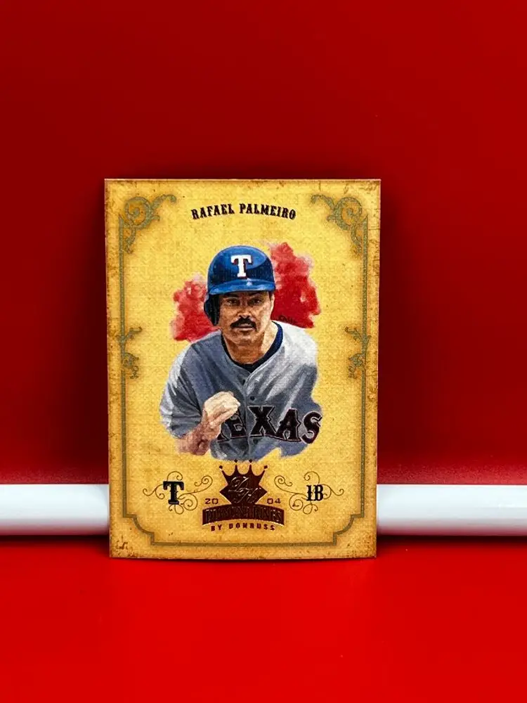 2004 Donruss Collector Baseball Card Diamond Kings Rafael Palmeiro #39