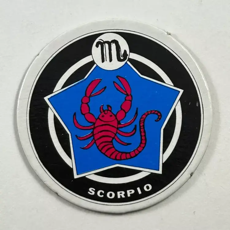POGs Scorpio POG #8 Zodiac Sign Astrology Made in Taiwan R.O.C. Scorpion  -  74