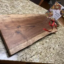 Claro Walnut live edge Charcuterie board