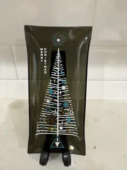 Houze Art Glass Christmas Tree