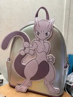 Loungefly Pokemon Mewtwo Iridescent Mini Backpack NWT