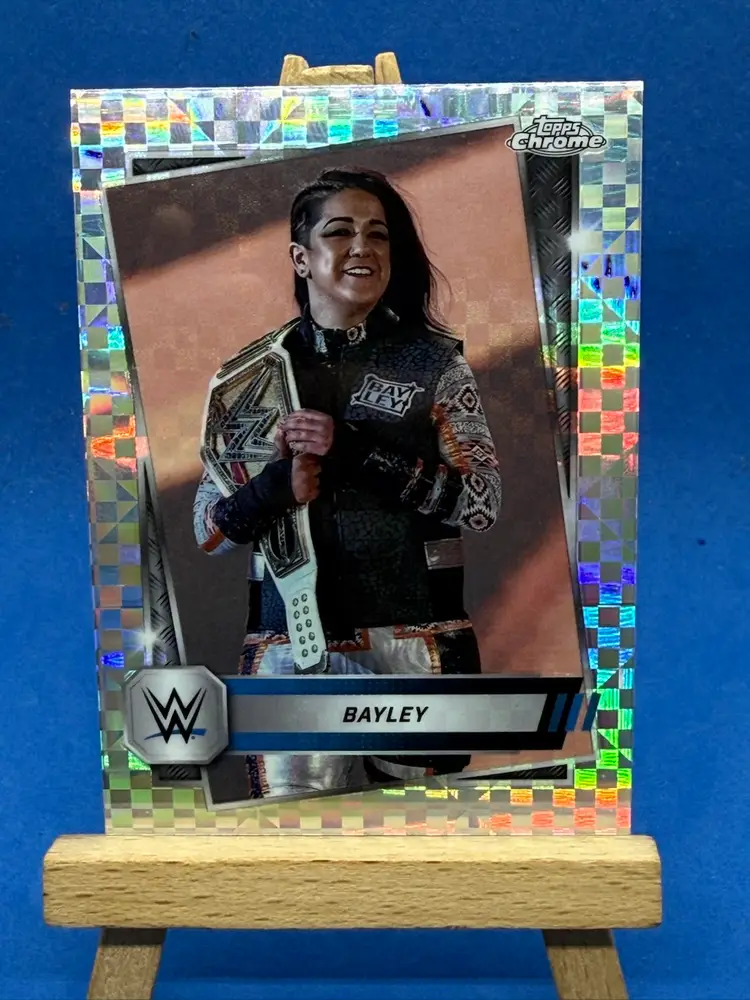 2025 WWE Topps Chrome Bailey #137 X-Fractor A22