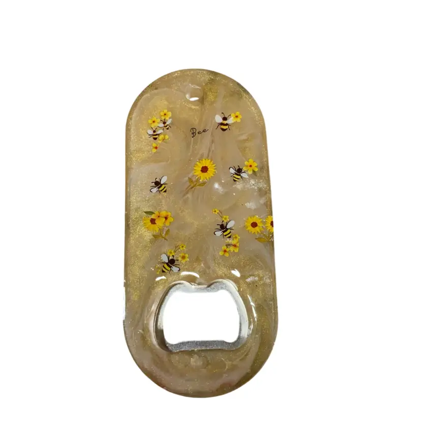 Handmade Bee Theme Bottle Opener