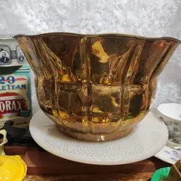 brass flower pot