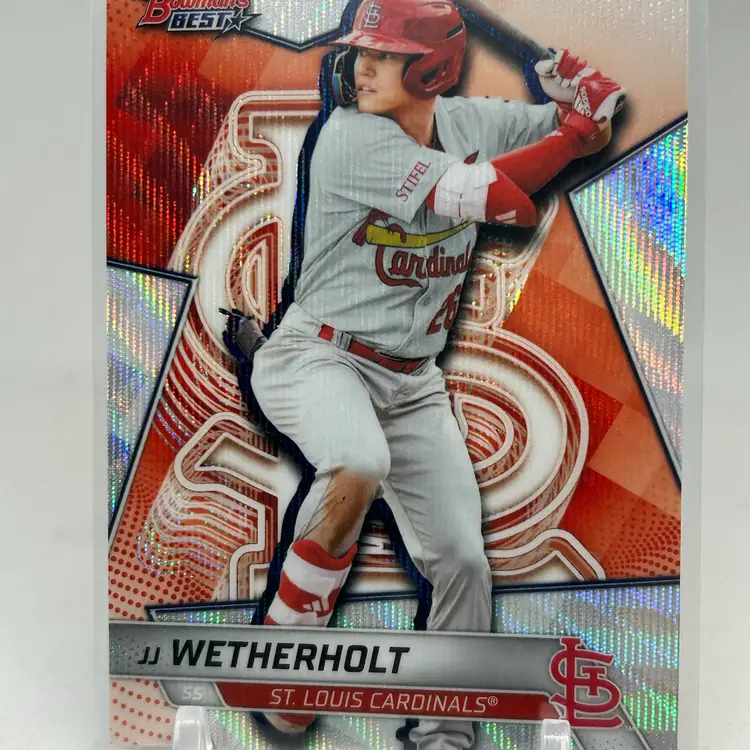 JJ Wetherholt 2025 Bowman’s Best Wave Refractor St. Louis Cardinals