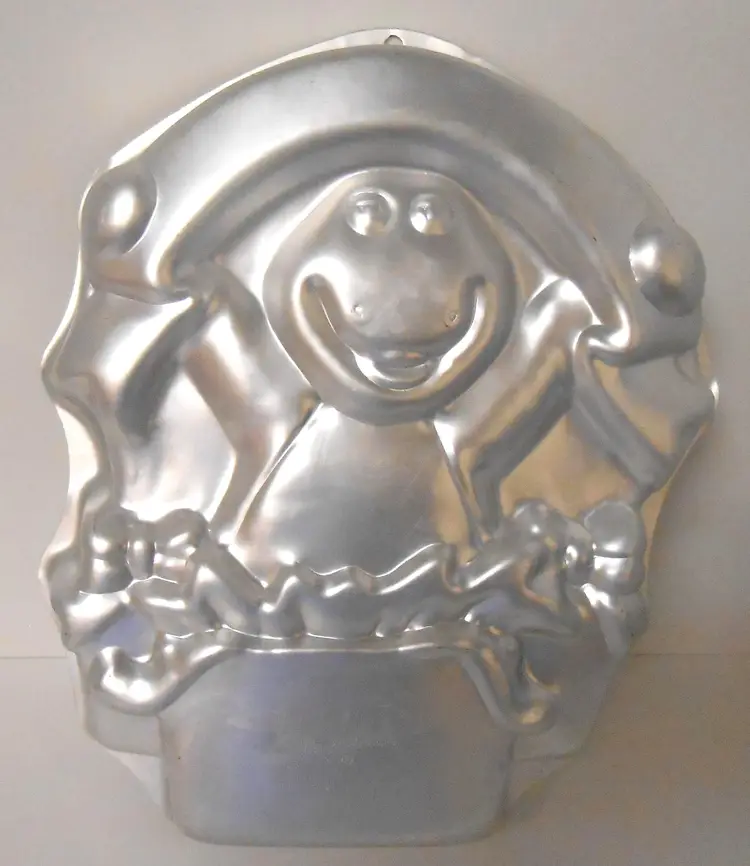 Vintage 1998 Wilton Barney Happy Birthday Cake Pan With Instructions Dinosaur