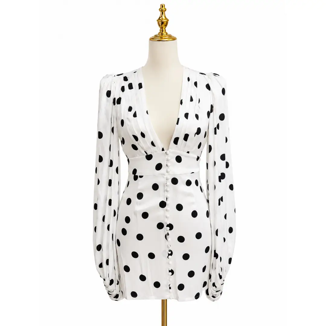 Rat & Boa Polka Dot Dress Sz XS