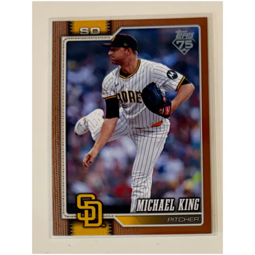 Michael King Topps Gold /2026 San Diego Padres