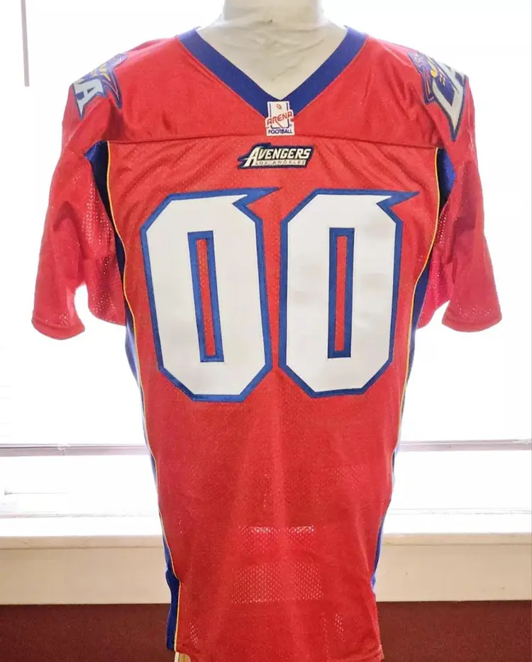 Los Angeles Avengers AFL Wilson Jersey Men's Arena Football Rare Signed By Team & Coach