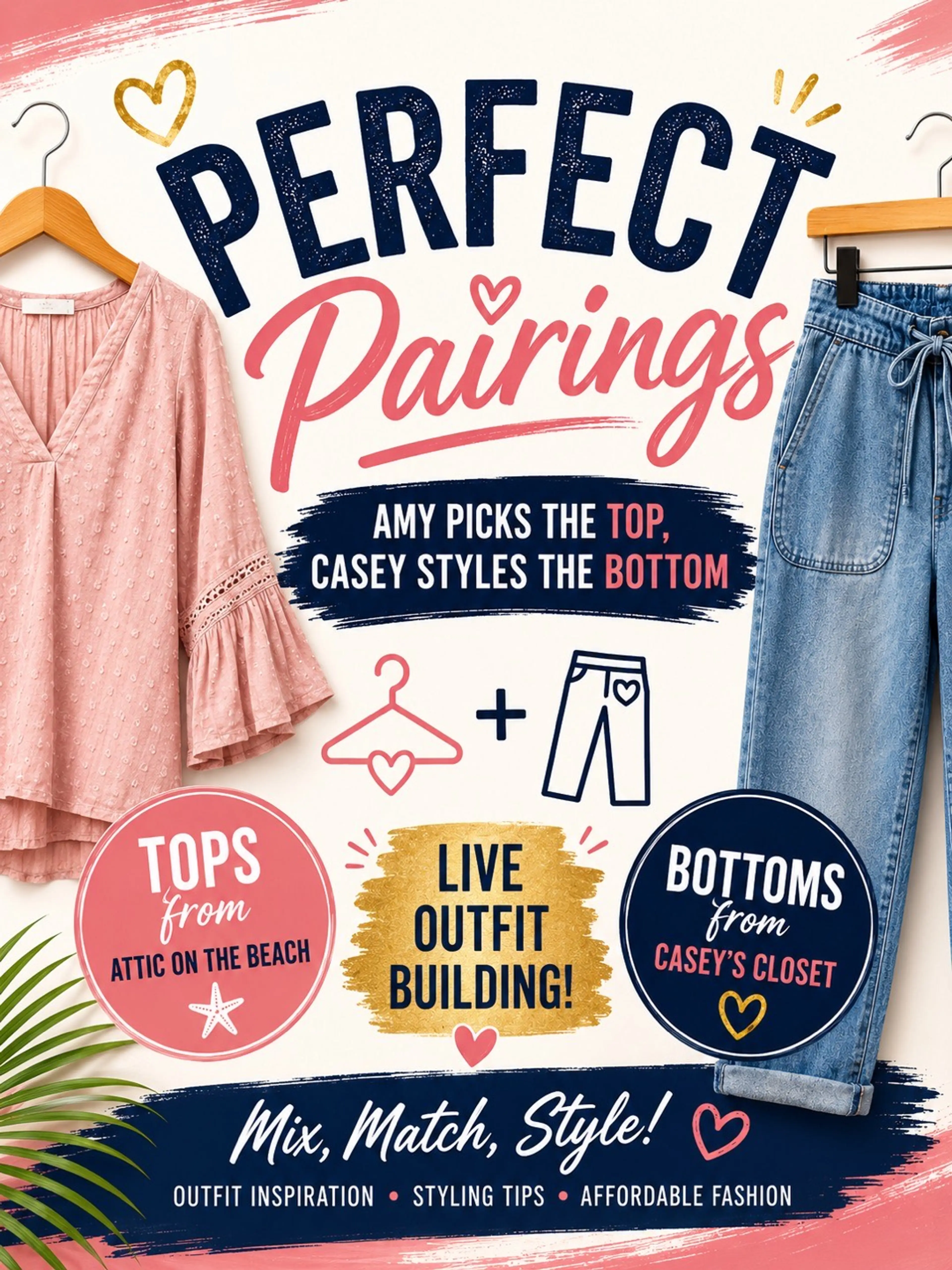 Perfect Pairings: Amy Picks the Top, Casey Styles the Bottom