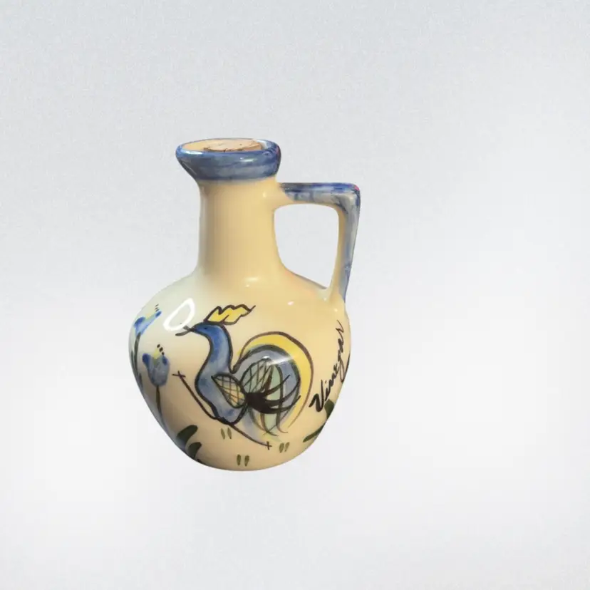 Rooster Vinegar Handled Pottery