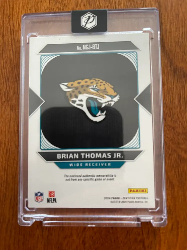 Brian Thomas Jr Patch Card