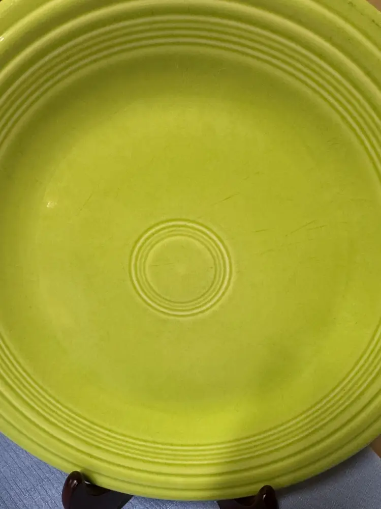 Fiesta chartreuse dinner plate