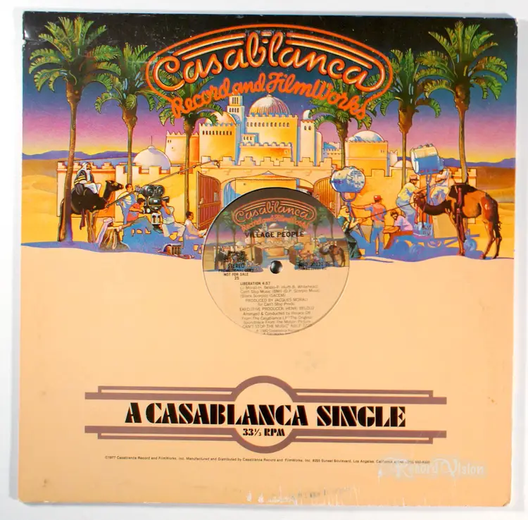 Village People - Can't Stop the Music (12" Single) (1980) Vinyl 12" Single