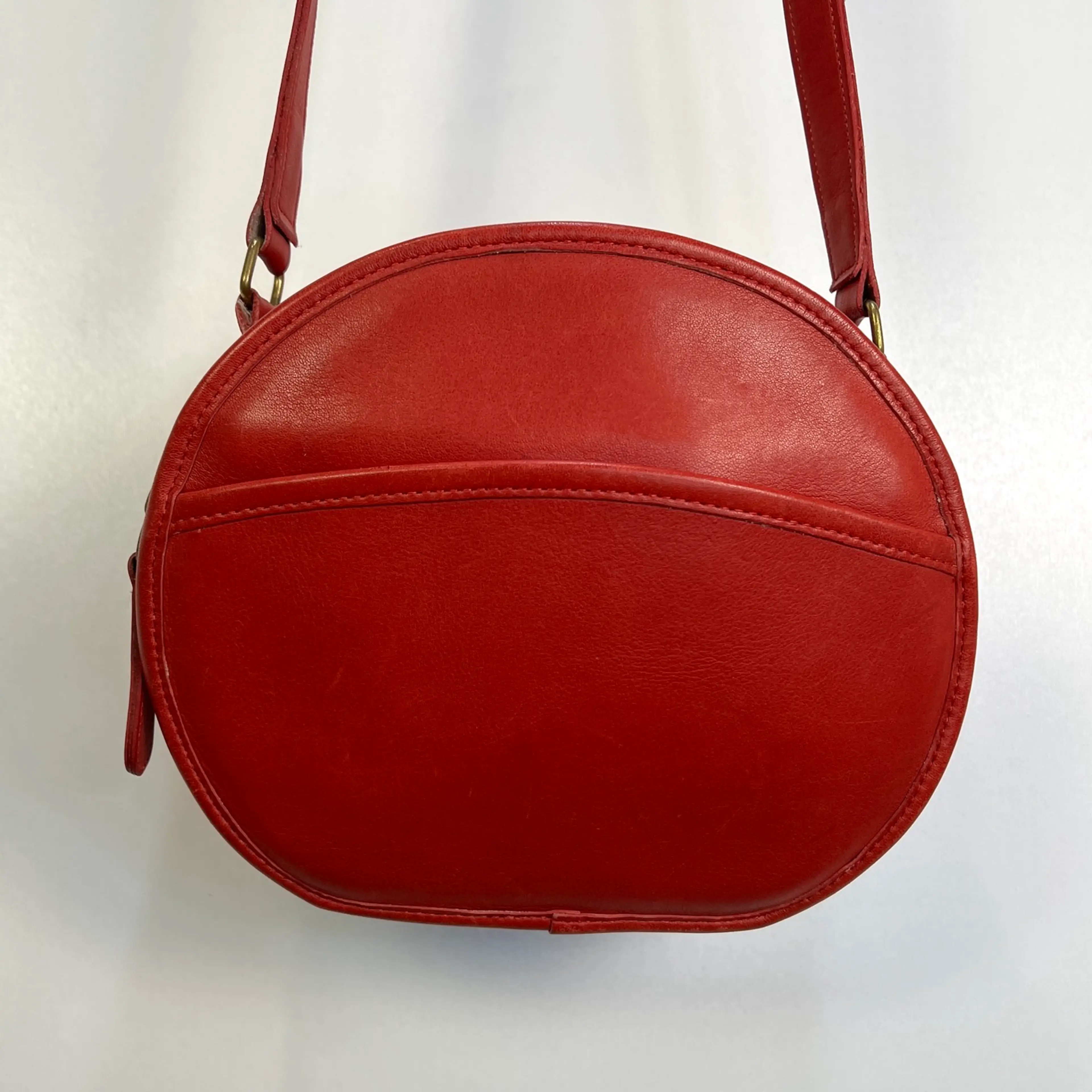 Coach Chester Canteen Crossbody Red Leather Bag