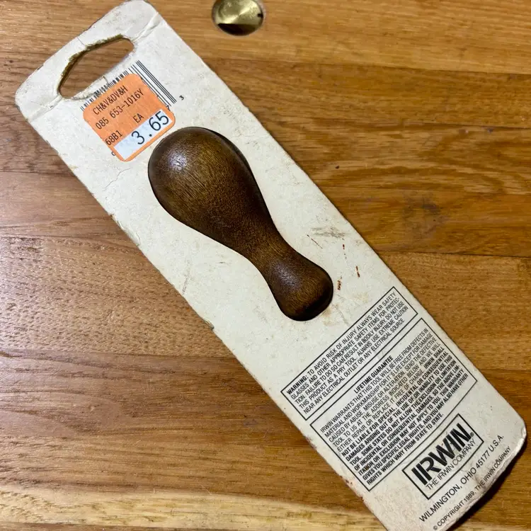 NOS Irwin Wood Handle Screw Starter No. 79302 Industrial Quality