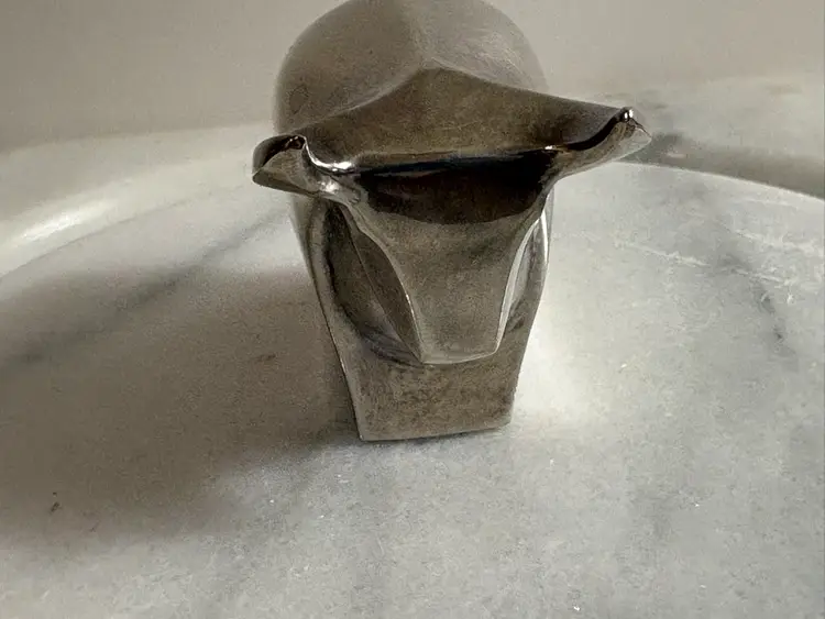 Vintage 1970s DANSK Gunnar Cyren Silver Plated Bull