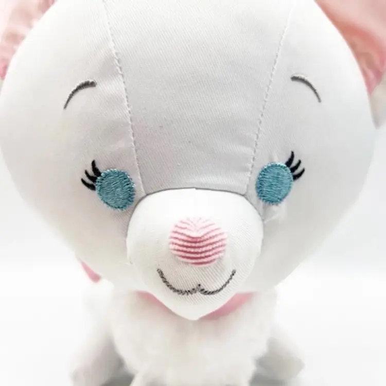 Disney Parks Aristocats Marie 12 Inch Plush Cat Big Head White Stuffed Animal
