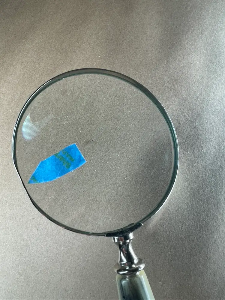 Magnifying Glass Wooden Handle Fleur De Lei Handle (2)