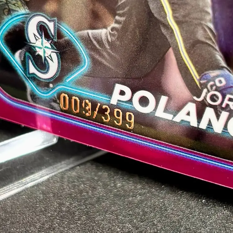 Jorge Polanco 2024 Topps Chrome Update Series Magenta Parallel /399 Seattle Mariners