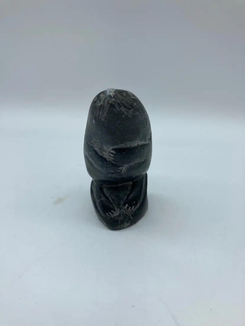 Soapstone Carved Otter, Signed