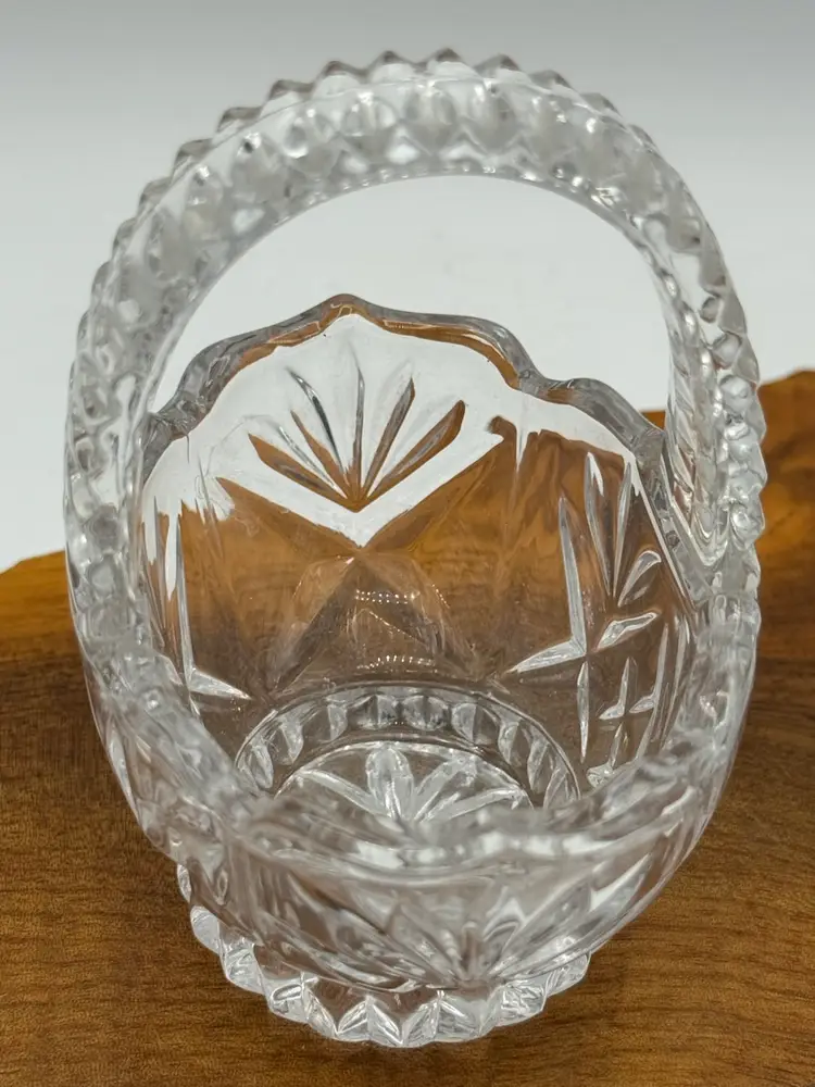 Princess House Glass Basket 4”